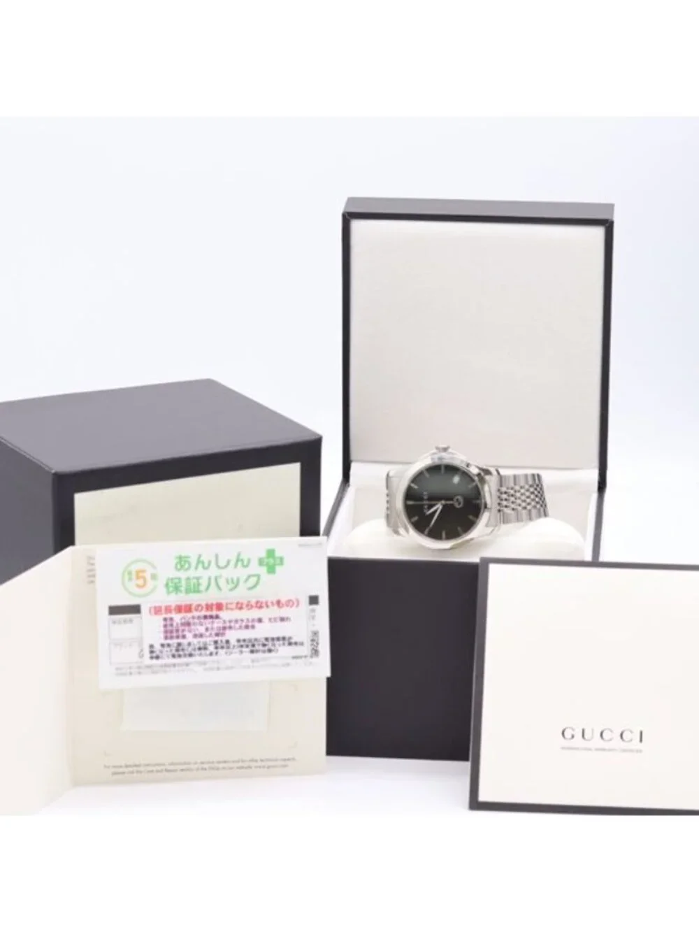 Gucci Timeless 126.4 Quartz Date Black Dial Watches Nam Watch